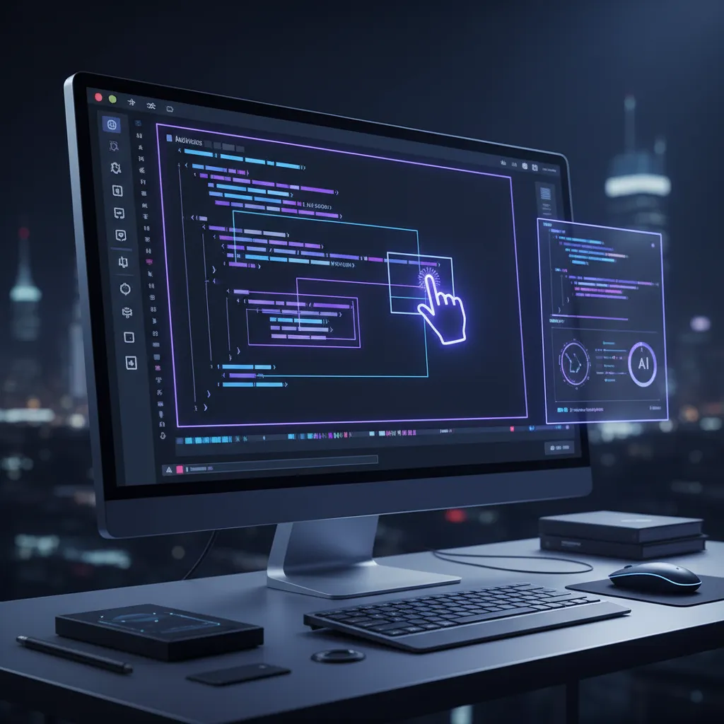 Cursor AI code editing interface